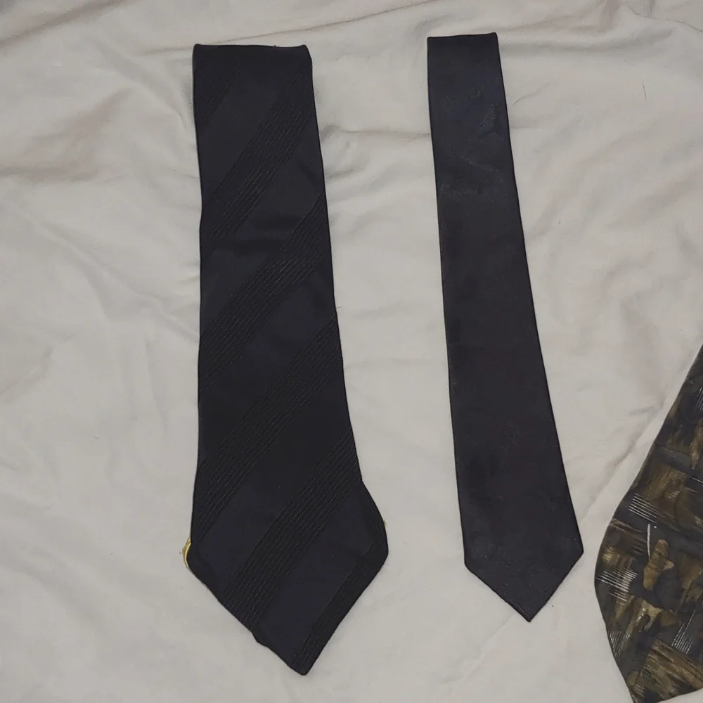 MIXED LOT OF 4 TIES * DONALD TRUMP * JORDACHE * ZYLOS * PURITAN - Picture 4 of 8